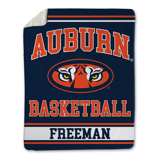 Auburn - NCAA Men's Basketball : Elyjah Freeman - Blanket-0