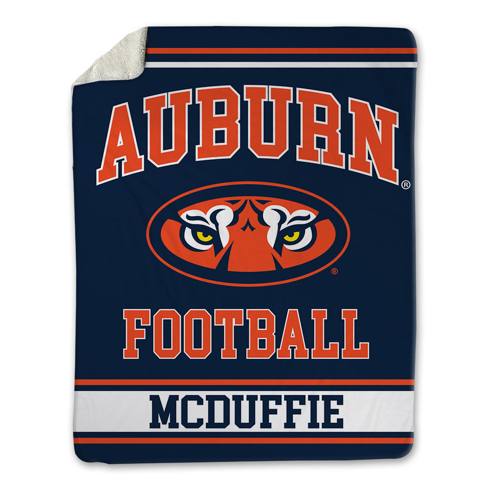 Auburn - NCAA Football : William Grier McDuffie - Blanket-0