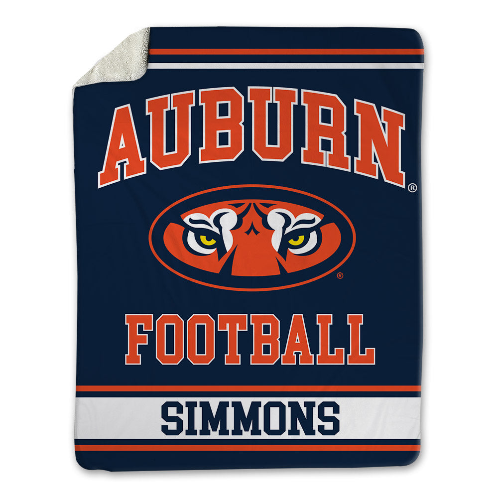 Auburn - NCAA Football : Malcolm Simmons - Blanket-0