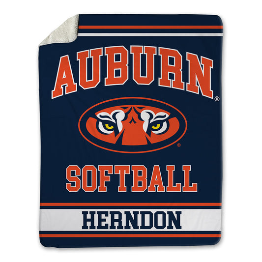 Auburn - NCAA Softball : Abby Herndon - Blanket-0