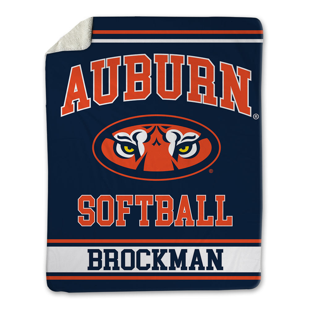 Auburn - NCAA Softball : Kylie Brockman - Blanket-0