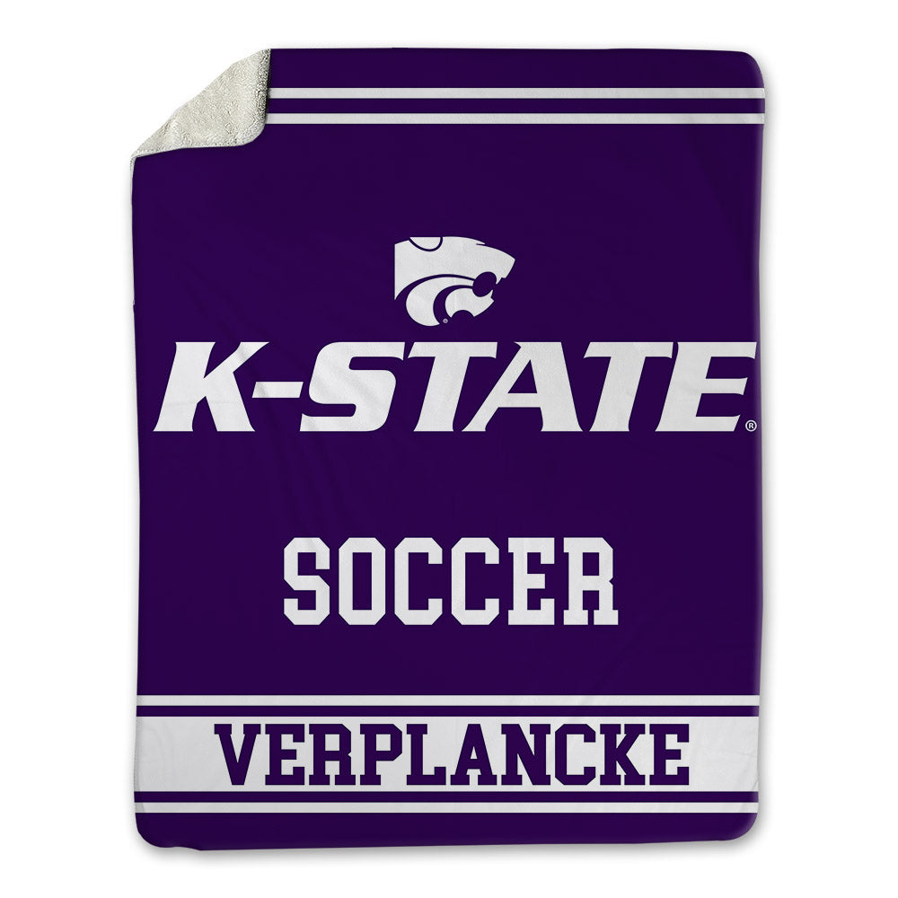 Kansas State - NCAA Women's Soccer : Jenna Verplancke - Blanket-0
