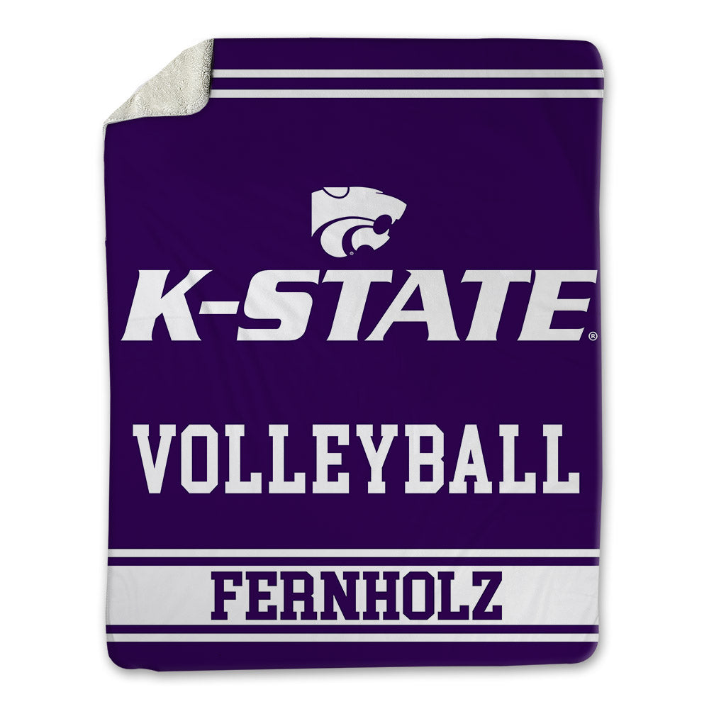 Kansas State - NCAA Women's Volleyball : Kadye Fernholz - Blanket-0