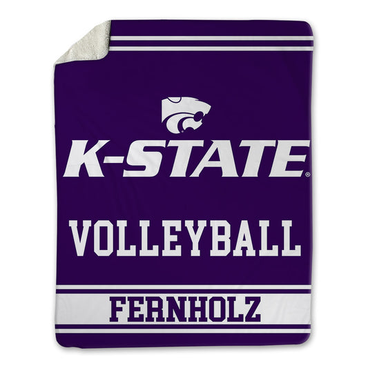Kansas State - NCAA Women's Volleyball : Kadye Fernholz - Blanket-0
