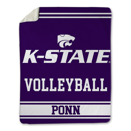 Kansas State - NCAA Women's Volleyball : Caleigh Ponn - Blanket-0
