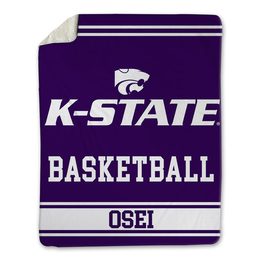 Kansas State - NCAA Men's Basketball : Stephen Osei - Blanket-0