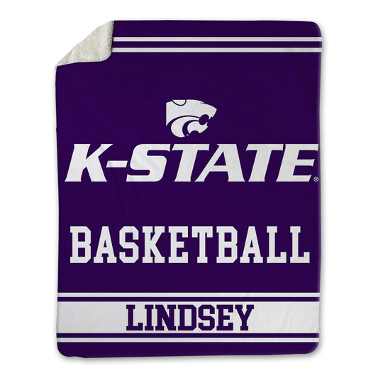 Kansas State - NCAA Men's Basketball : Taymont Lindsey - Blanket-0