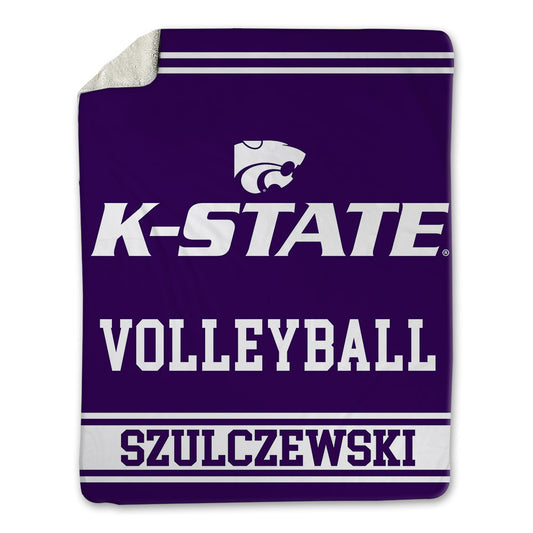 Kansas State - NCAA Women's Volleyball : Izzi Szulczewski - Blanket-0