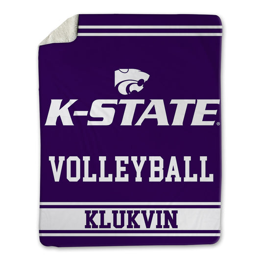 Kansas State - NCAA Women's Volleyball : Alex Klukvin - Blanket-0