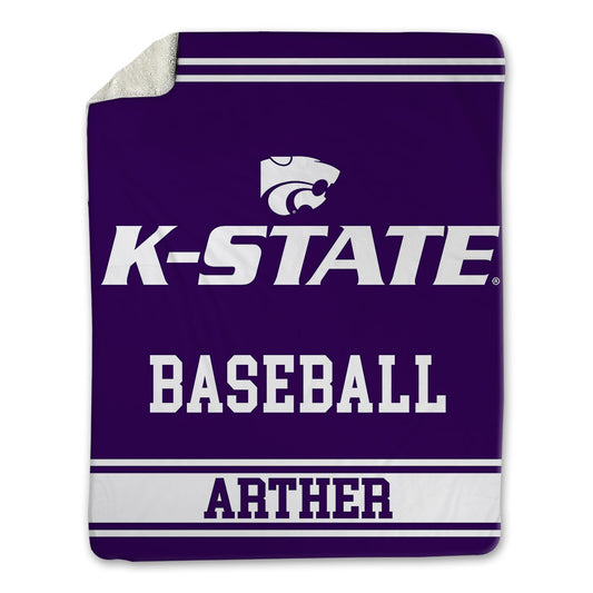 Kansas State - NCAA Baseball : Adam Arther - Blanket-0