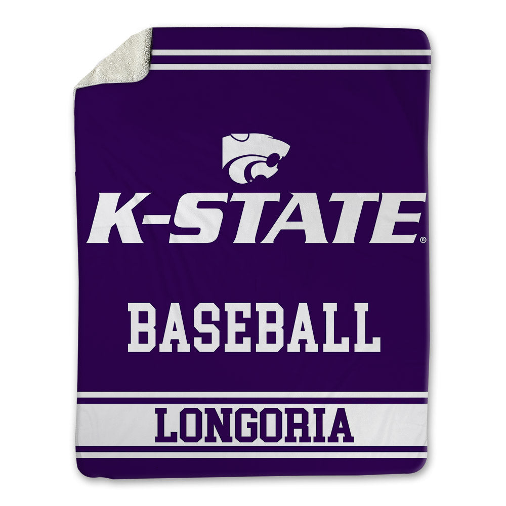 Kansas State - NCAA Baseball : Adan Longoria - Blanket-0