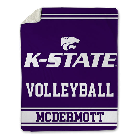 Kansas State - NCAA Women's Volleyball : Sydney McDermott - Blanket-0