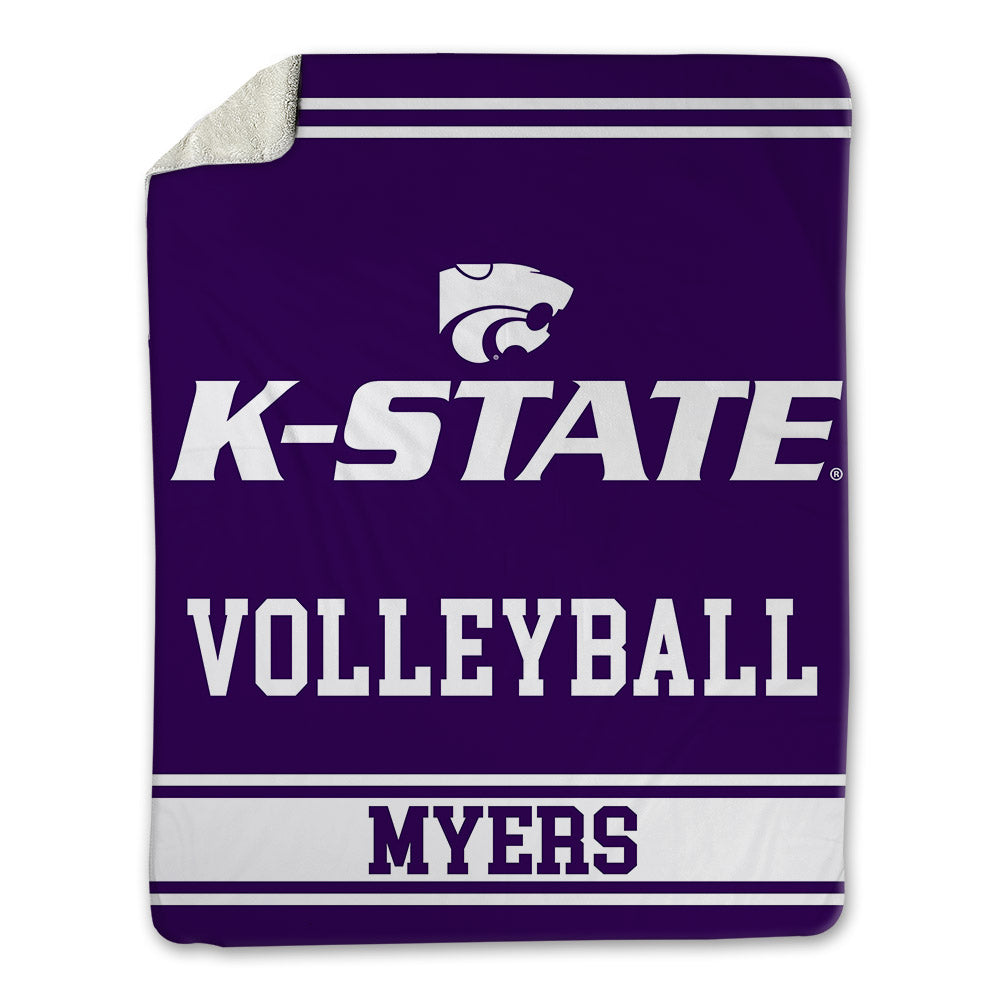 Kansas State - NCAA Women's Volleyball : Shaylee Myers - Blanket-0