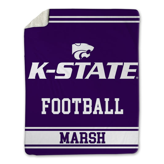 Kansas State - NCAA Football : Max Marsh - Blanket-0