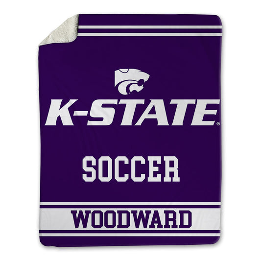 Kansas State - NCAA Women's Soccer : Jayce Woodward - Blanket-0