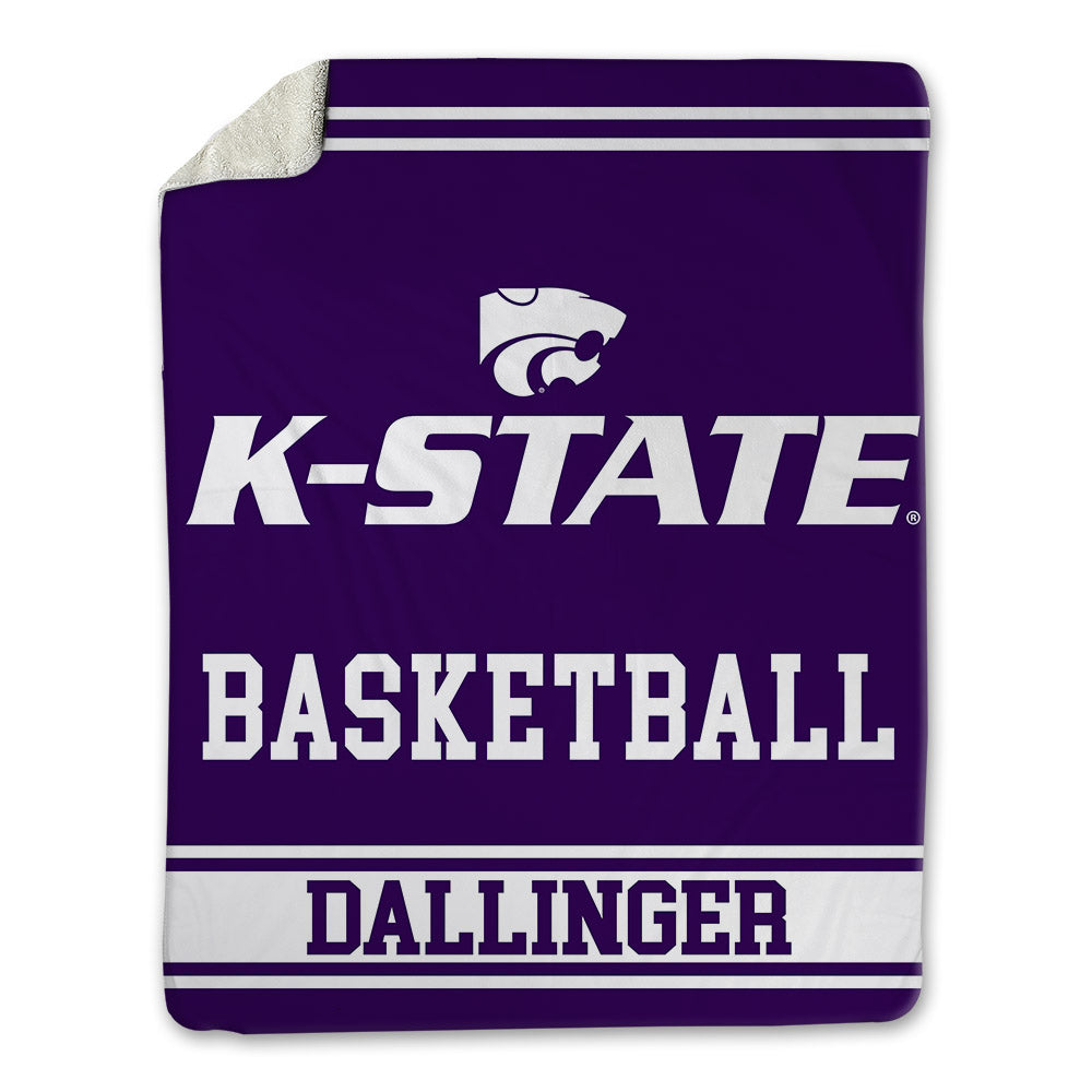 Kansas State - NCAA Women's Basketball : Rebekah Dallinger - Blanket-0