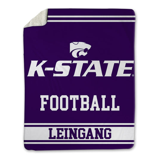 Kansas State - NCAA Football : Andrew Leingang - Blanket-0