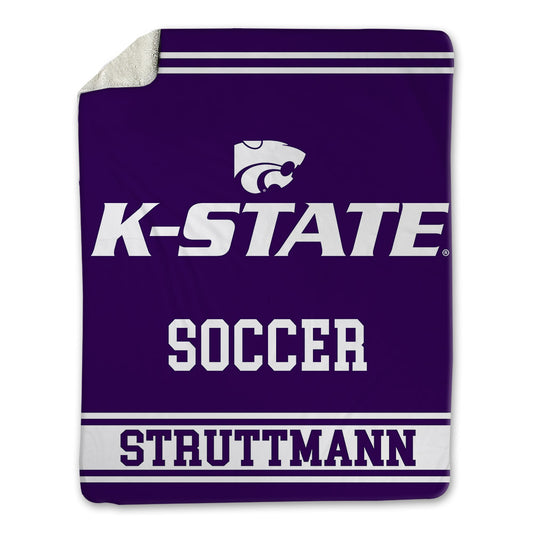 Kansas State - NCAA Women's Soccer : Morgan Struttmann - Blanket-0