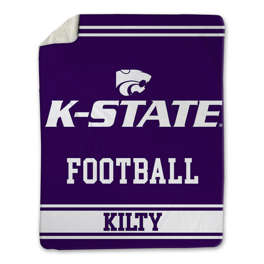 Kansas State - NCAA Football : Easton Kilty - Blanket-0