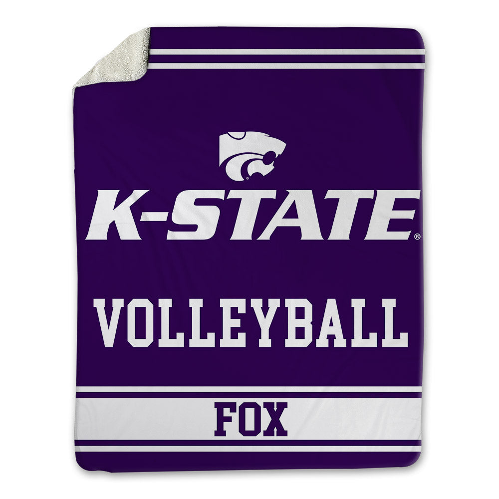 Kansas State - NCAA Women's Volleyball : Reagan Fox - Blanket-0