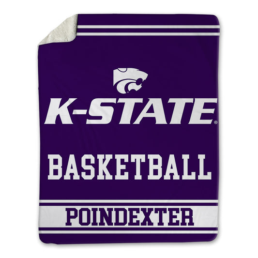 Kansas State - NCAA Women's Basketball : Temira Poindexter - Blanket-0