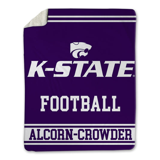 Kansas State - NCAA Football : Malcolm Alcorn-Crowder - Blanket-0