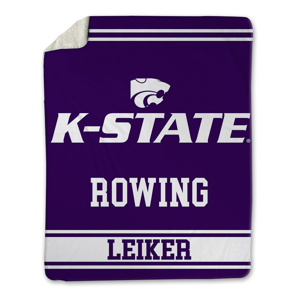 Kansas State - NCAA Women's Rowing : Harmony Leiker - Blanket-0