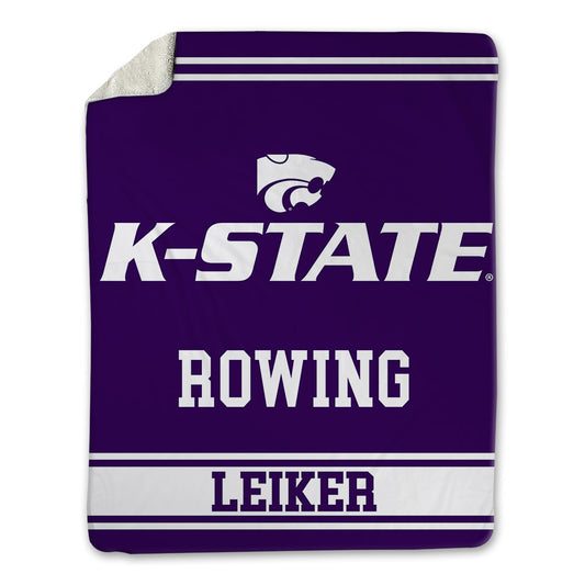Kansas State - NCAA Women's Rowing : Harmony Leiker - Blanket-0