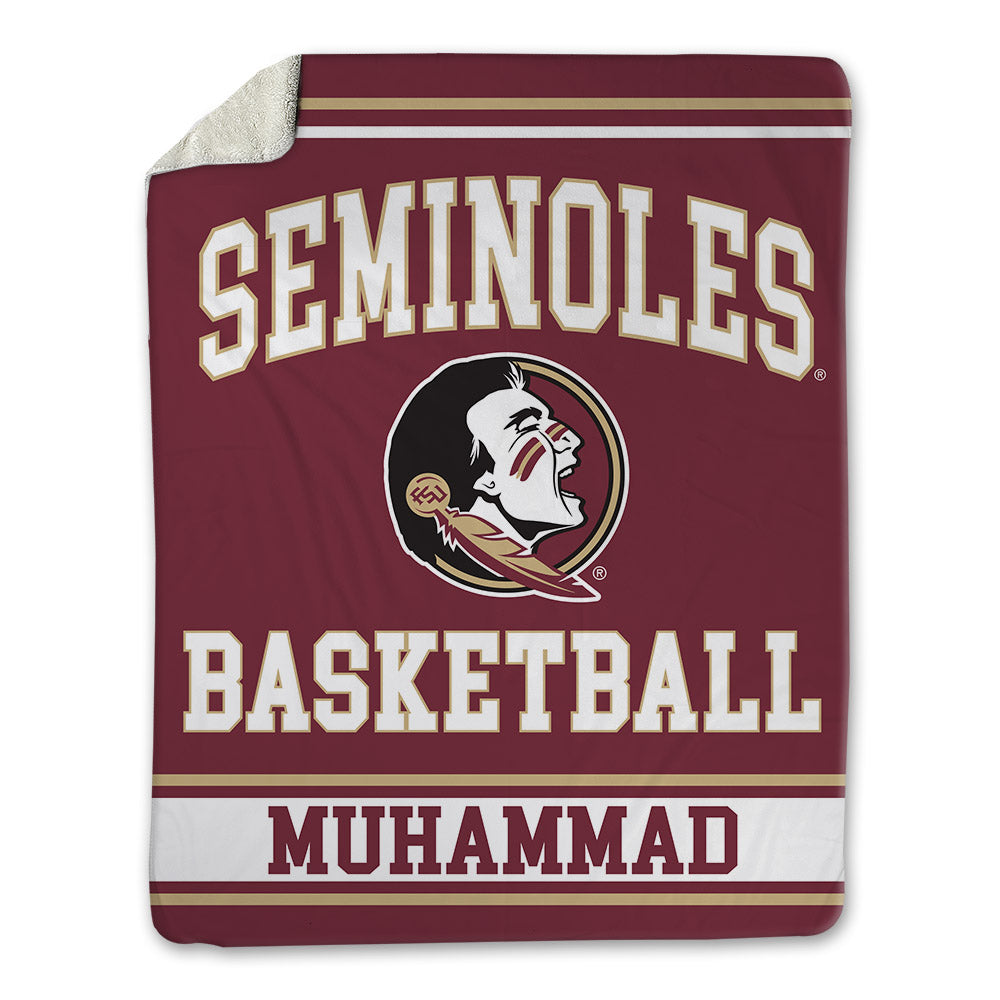FSU - NCAA Men's Basketball : Shahid Muhammad - Blanket-0