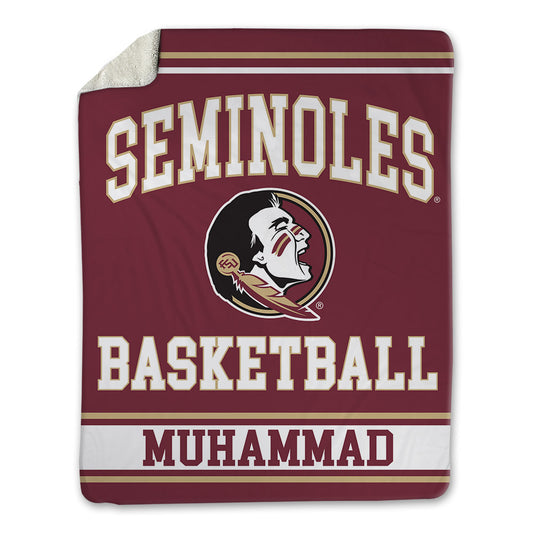 FSU - NCAA Men's Basketball : Shahid Muhammad - Blanket-0