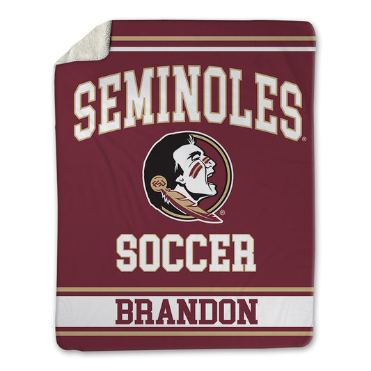 FSU - NCAA Women's Soccer : Mya Brandon - Blanket-0