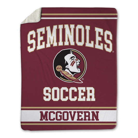 FSU - NCAA Women's Soccer : Peyton McGovern - Blanket-0