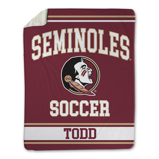 FSU - NCAA Women's Soccer : Adelyn Todd - Blanket-0