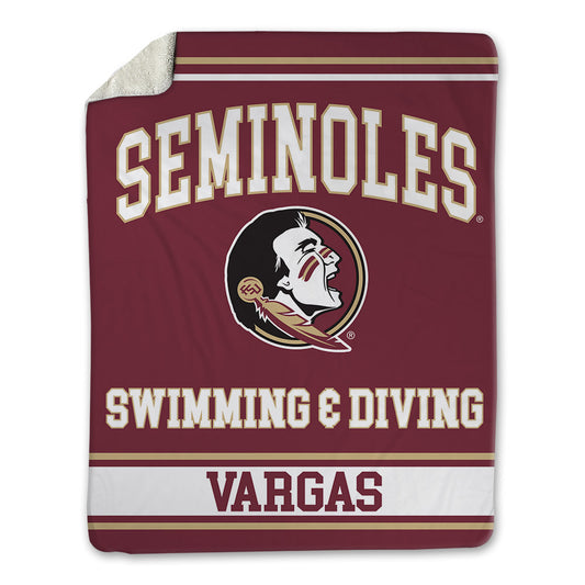 FSU - NCAA Men's Swimming & Diving : Carlos vargas - Blanket-0
