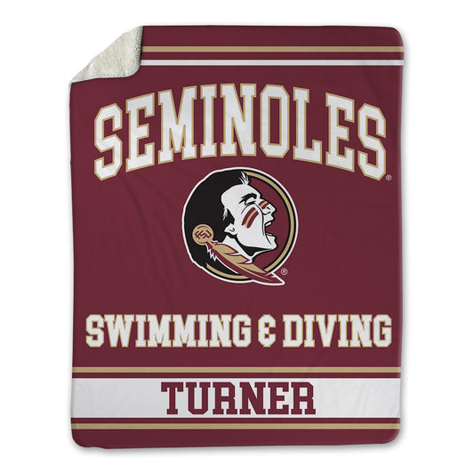FSU - NCAA Men's Swimming & Diving : Noah Turner - Blanket-0