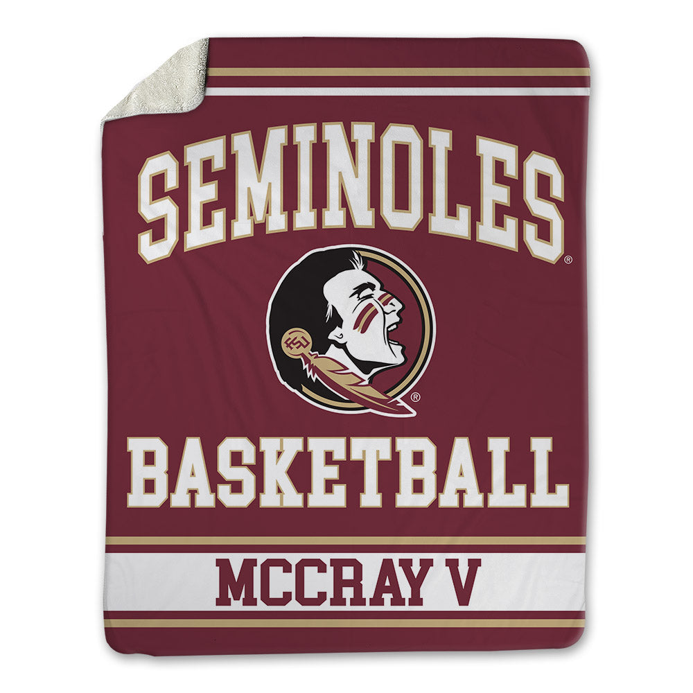 FSU - NCAA Men's Basketball : Robert McCray V - Blanket-0