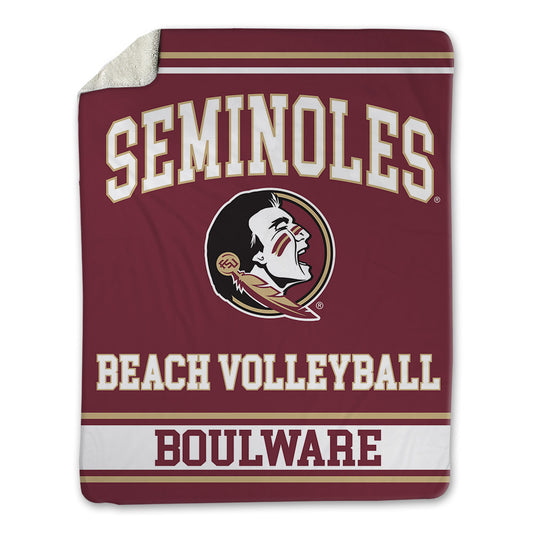 FSU - NCAA Beach Volleyball : Jordan Boulware - Blanket-0
