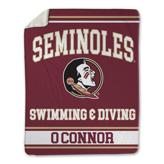 FSU - NCAA Men's Swimming & Diving : Liam O Connor - Blanket-0