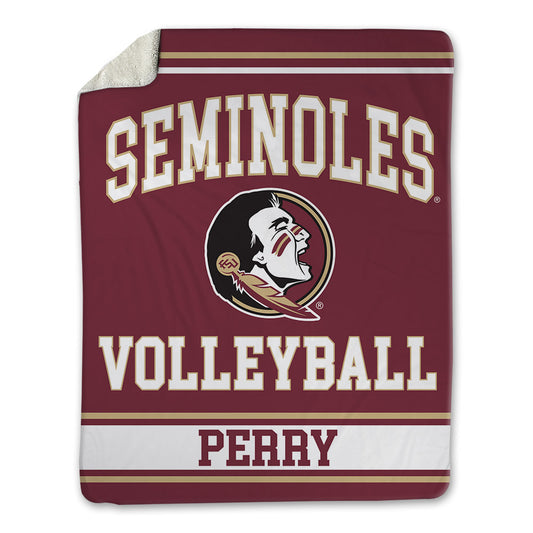 FSU - NCAA Women's Volleyball : Kelsey Perry - Blanket-0