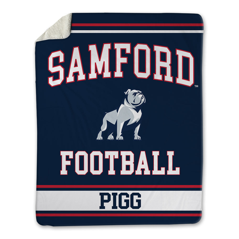 Samford - NCAA Football : Cannon Pigg - Blanket-0