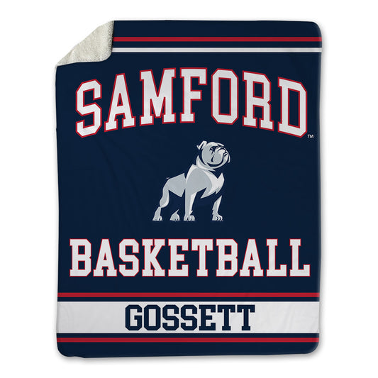 Samford - NCAA Men's Basketball : JD Gossett - Blanket-0