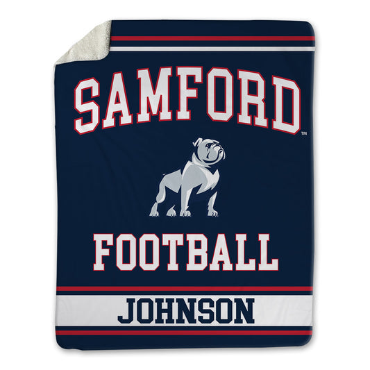 Samford - NCAA Football : Jacob Johnson - Blanket-0