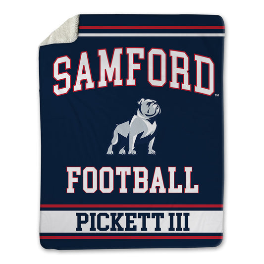 Samford - NCAA Football : Sam Pickett III - Blanket-0