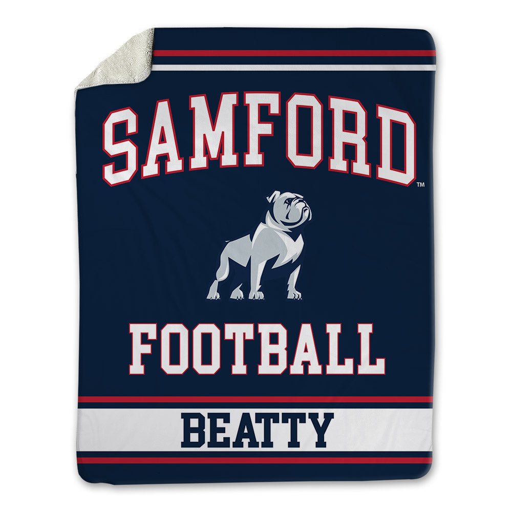 Samford - NCAA Football : Jackson Beatty - Blanket-0