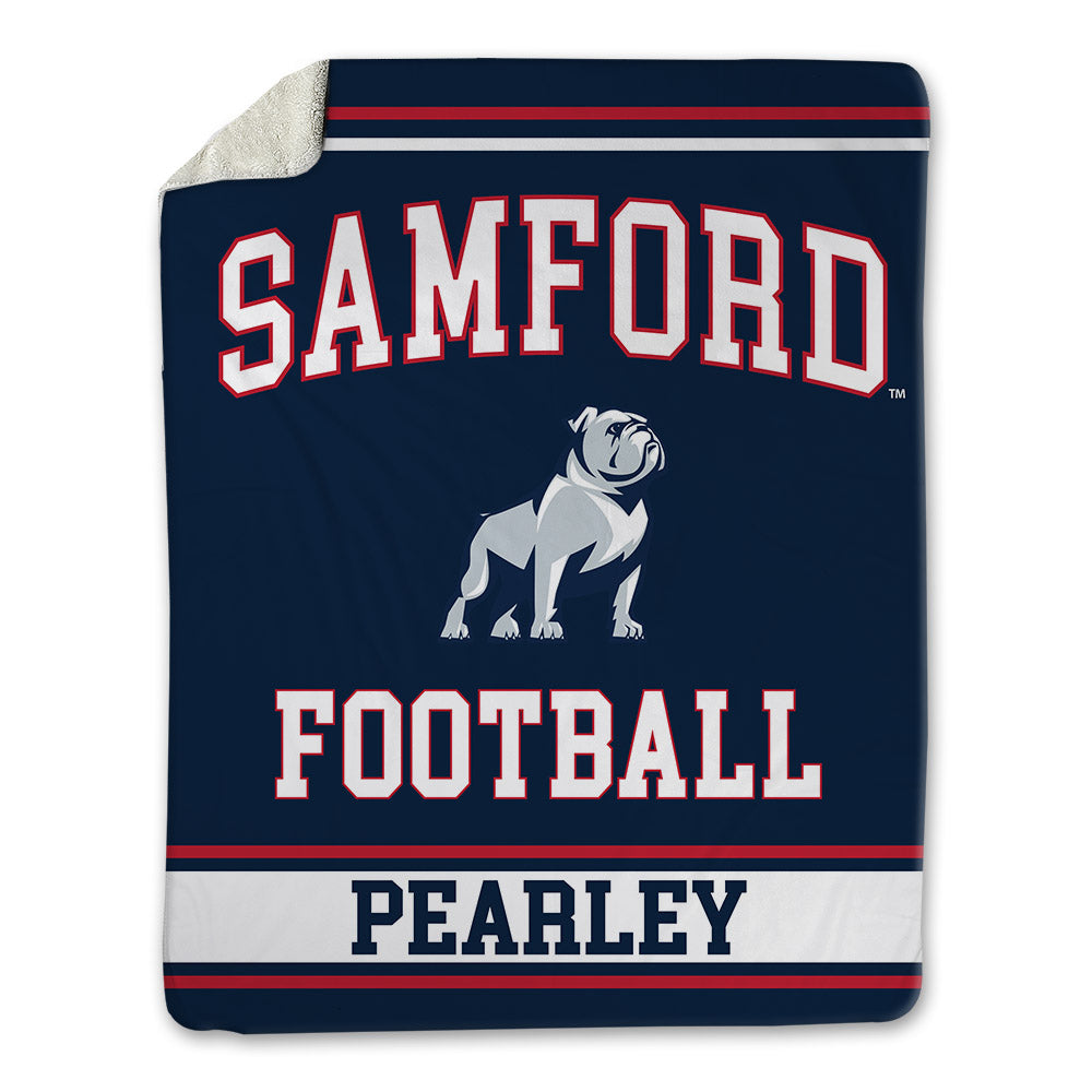 Samford - NCAA Football : Kaleb Pearley - Blanket-0
