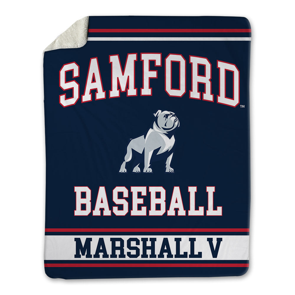 Samford - NCAA Baseball : Everett Marshall V - Blanket-0