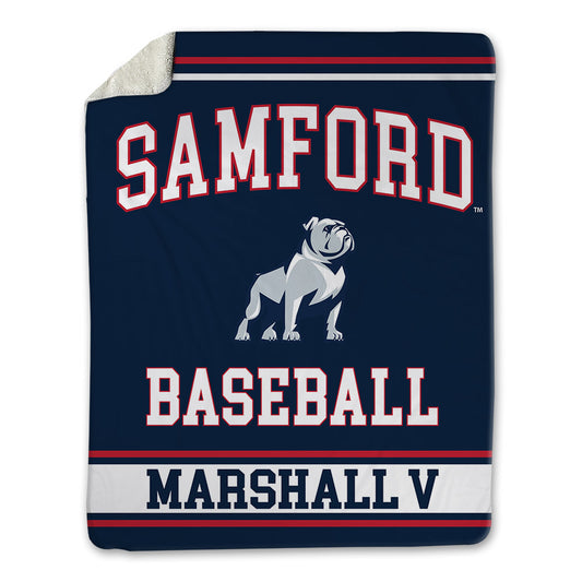 Samford - NCAA Baseball : Everett Marshall V - Blanket-0