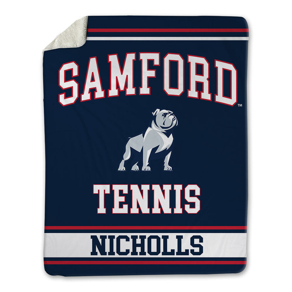Samford - NCAA Men's Tennis : Darcy Nicholls - Blanket-0