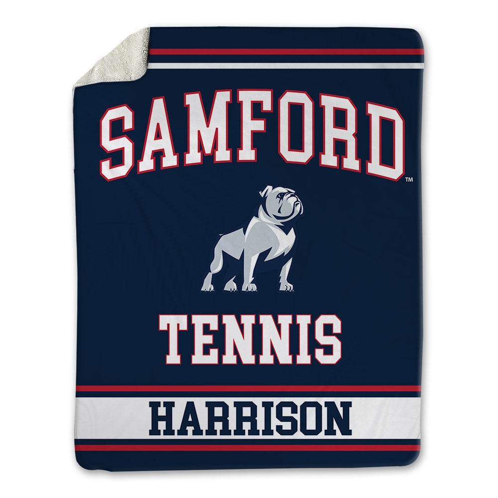 Samford - NCAA Men's Tennis : Seb Harrison - Blanket-0
