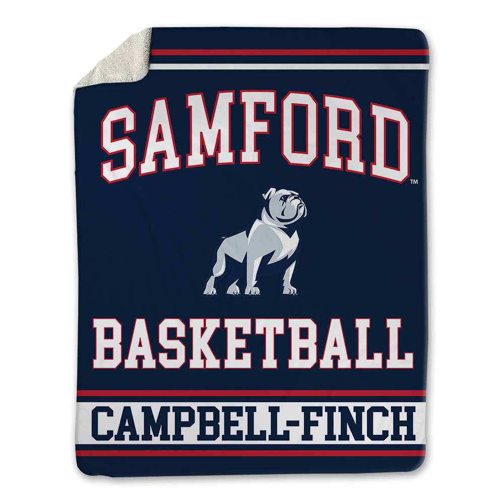 Samford - NCAA Men's Basketball : Isaiah Campbell-Finch - Blanket-0